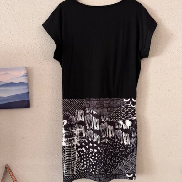 Vestido Negro Boho–Casual (comfortable dress with black top) - Picture 5 of 8